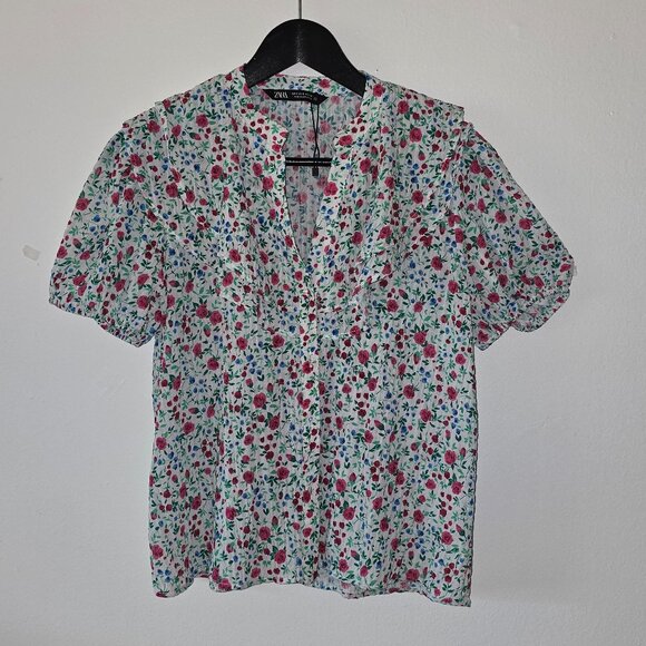 ZARA - Blouse - Size Small - Picture 2 of 7